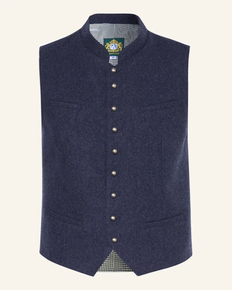 Hammerschmid Trachtenweste MAX Regular Fit Dunkelblau