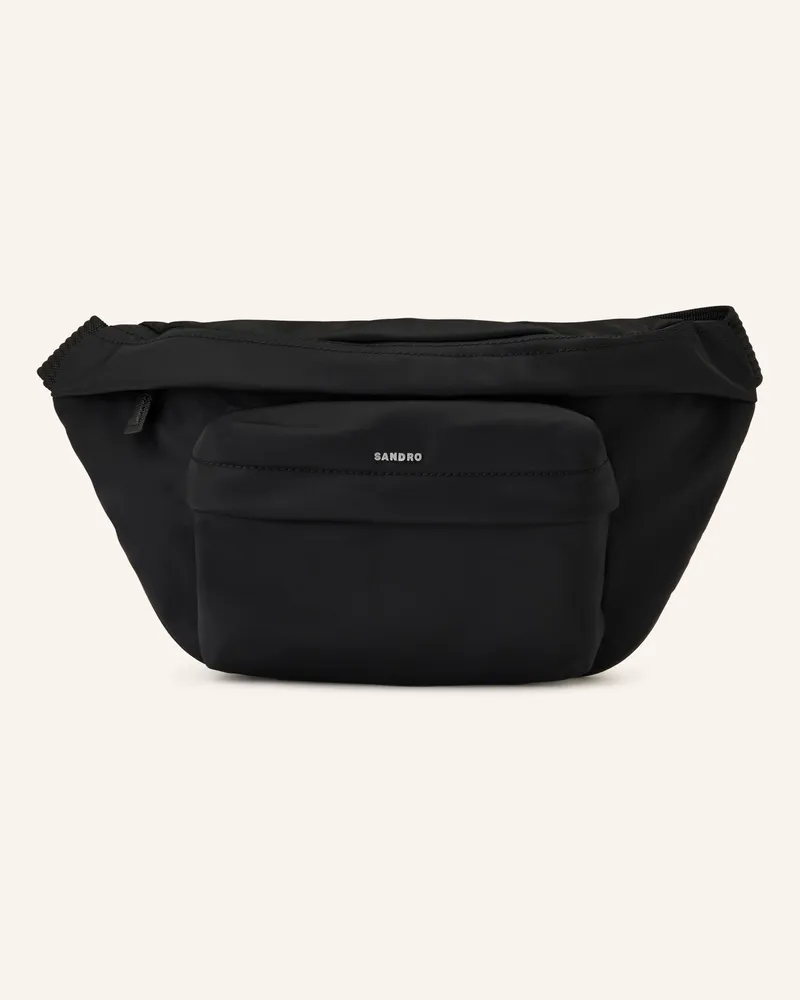 Sandro Gürteltasche schwarz Schwarz