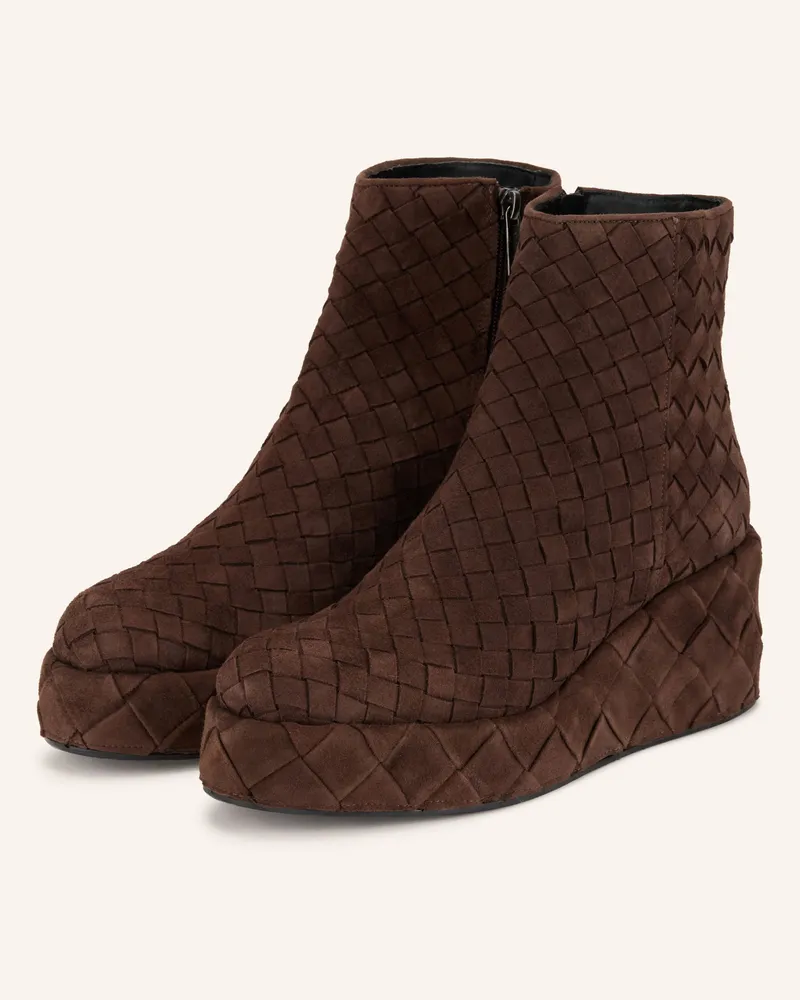 Pons Quintana Plateau-Stiefeletten Dalia braun Dunkelbraun