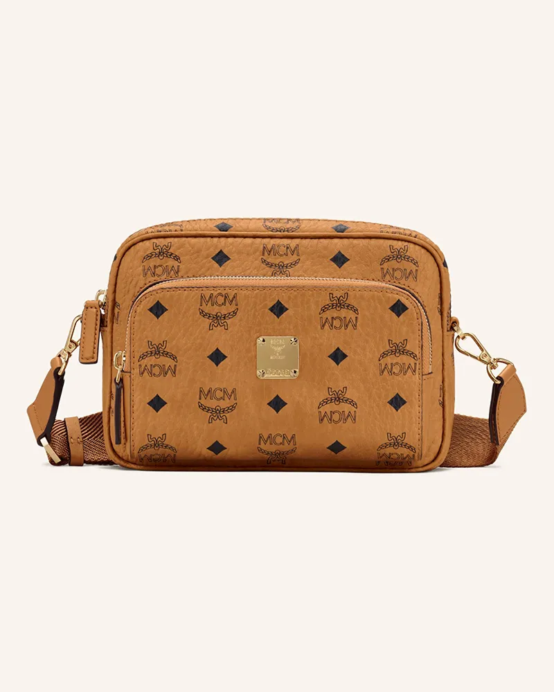 MCM Umhängetasche Aren Vi braun Cognac