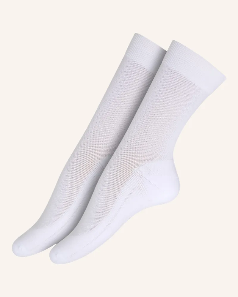 ITEM m6 2er-Pack Socken SNEAKER COTTON CONSCIOUS PIQUE mit Kompression Weiss