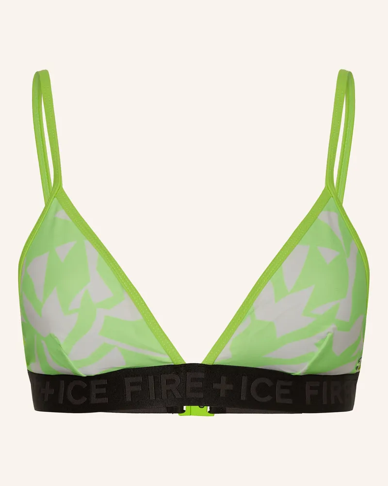 Bogner Fire & Ice Triangel-Bikini-Top HANKA4 Neongrün