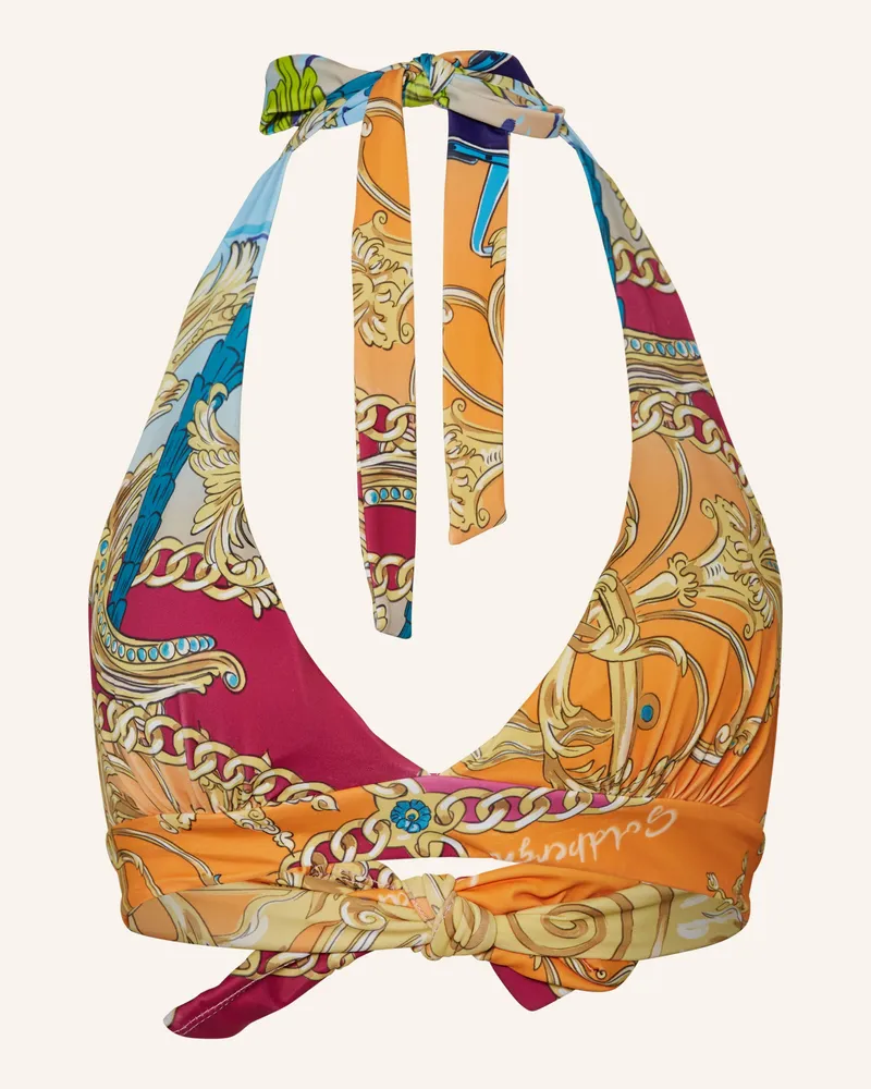 GOLDBERGH Neckholder-Bikini-Top TAN MIAMI Orange