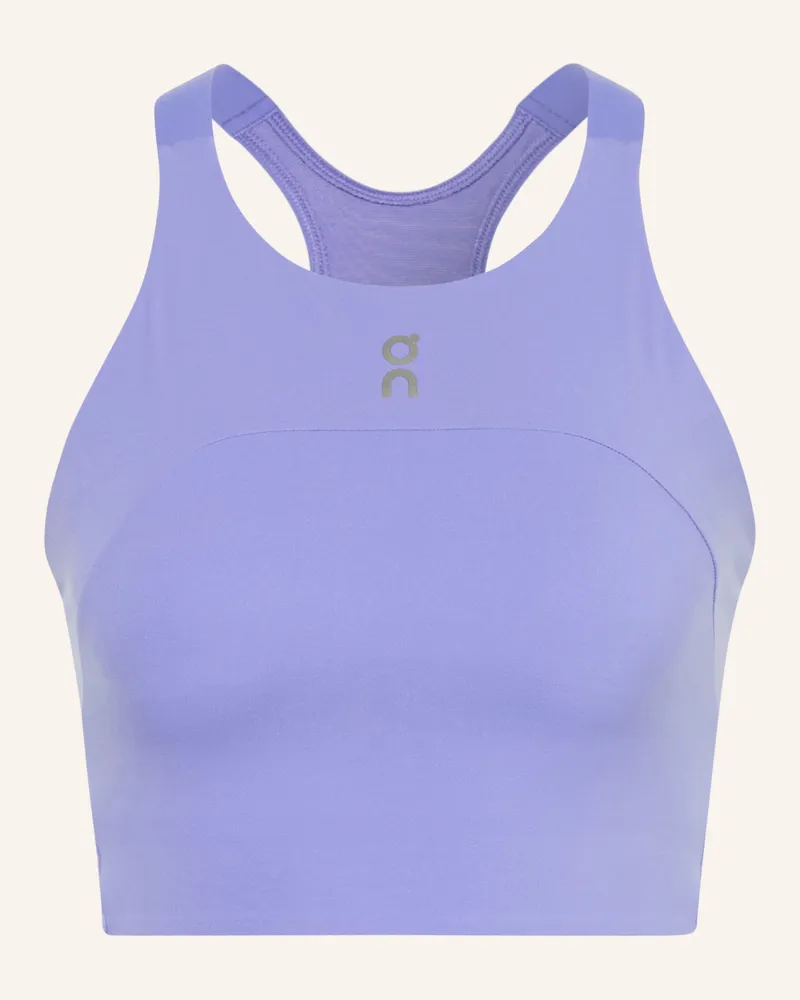 ON Cropped-Top Performance blau Lila