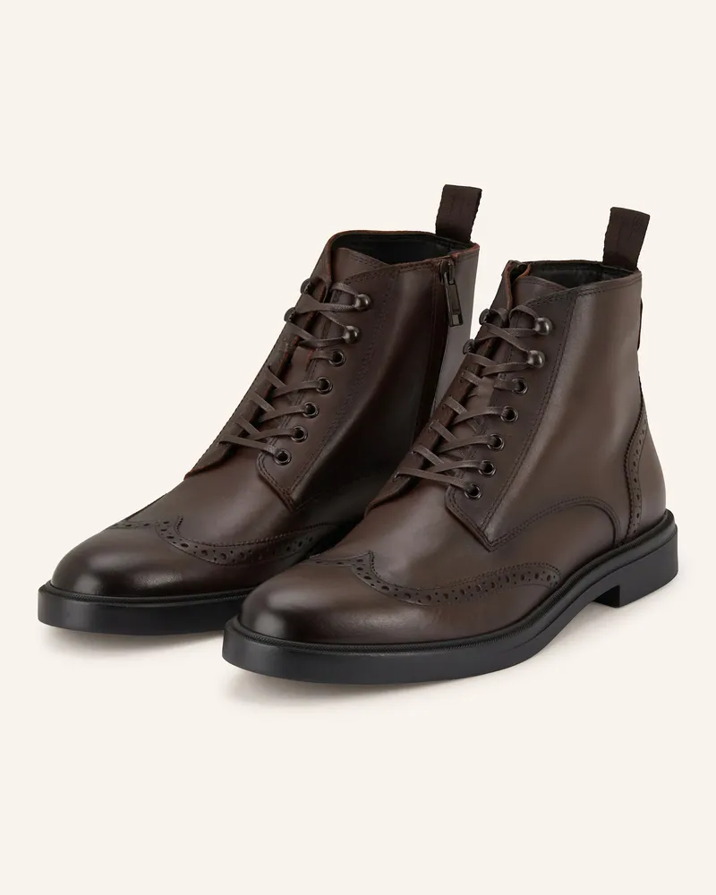 HUGO BOSS Schnürboots CALEV Dunkelbraun
