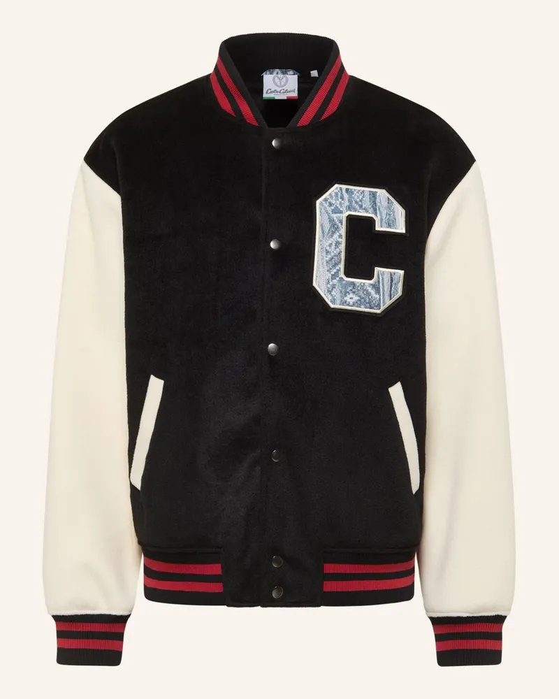 Carlo Colucci College Blouson - Clean Capsule Faye schwarz Schwarz