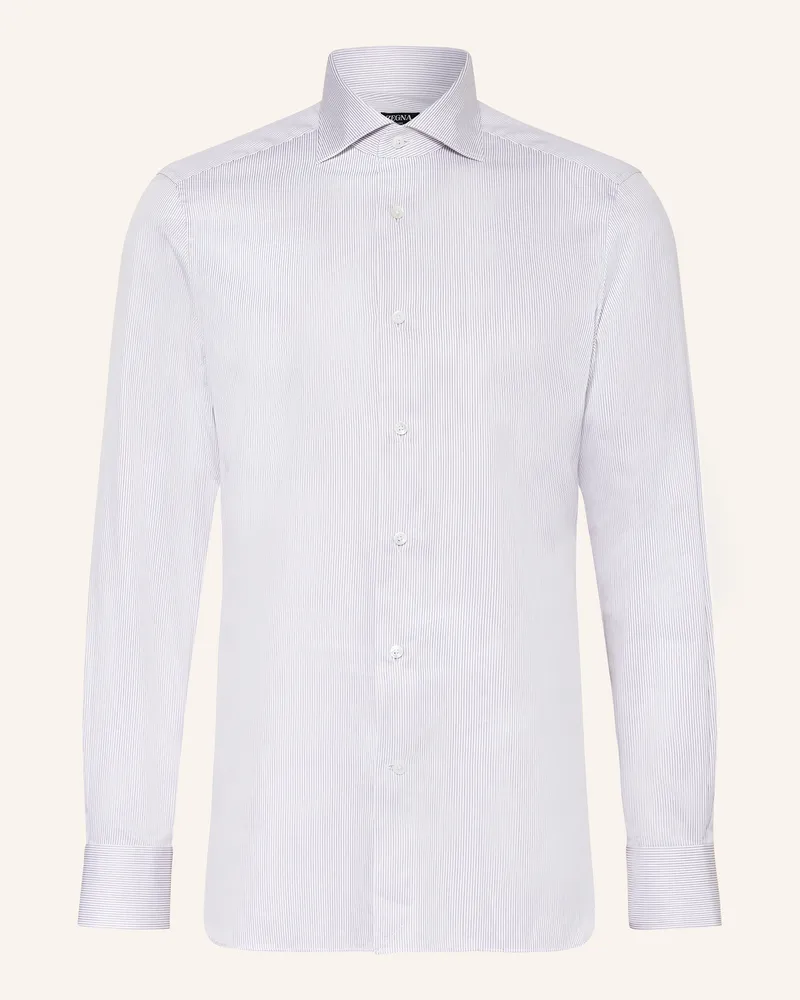 Ermenegildo Zegna Hemd Slim Fit rot Dunkelrot