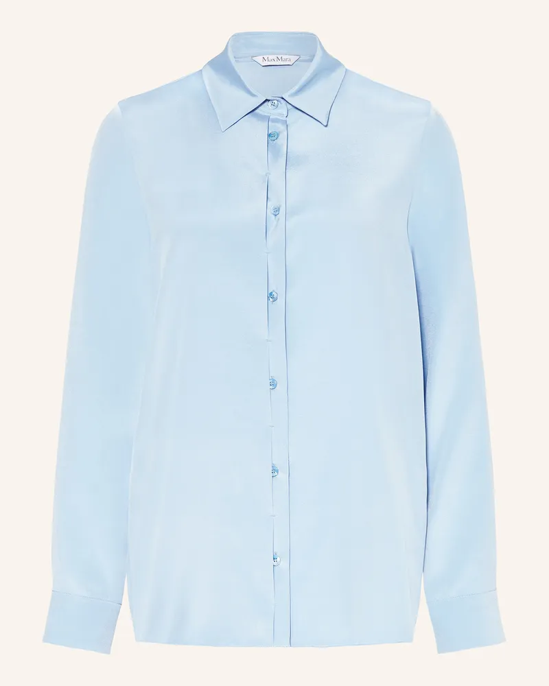 Max Mara Seidenbluse AVION Hellblau