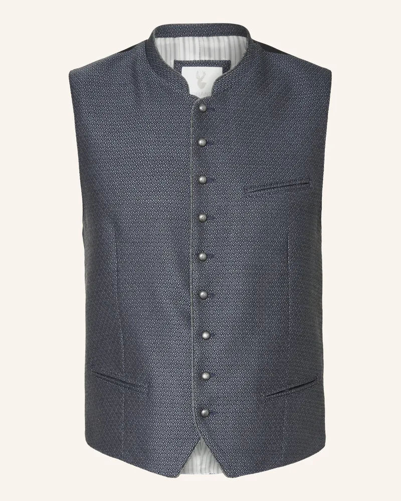Johann & Johanna Trachtenweste Slim Fit Blau