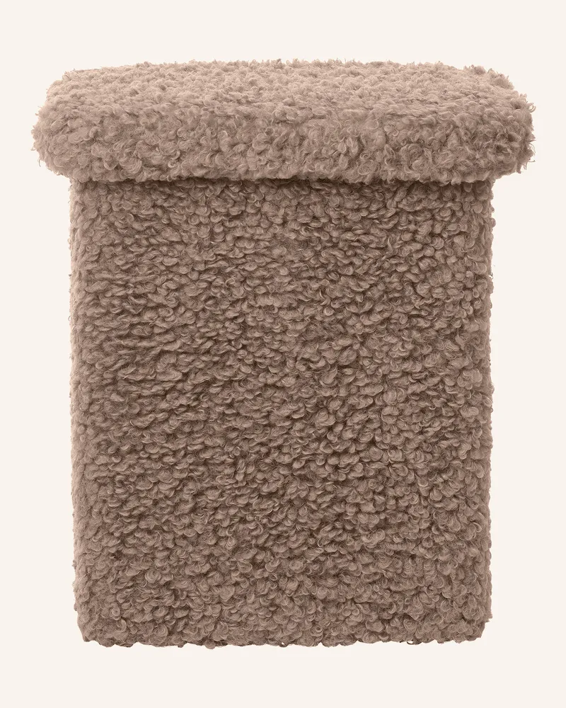 Blomus Pouf Teddy braun Braun