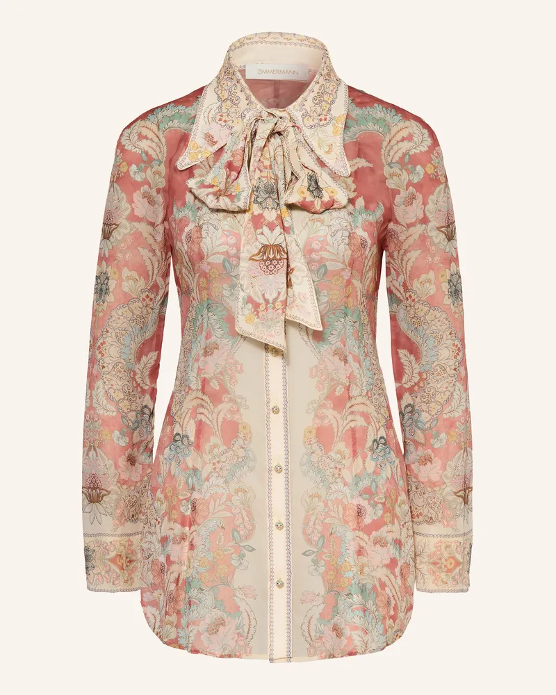 Zimmermann Hemdbluse REBELLION mit abnehmbarer Schluppe Hellrot