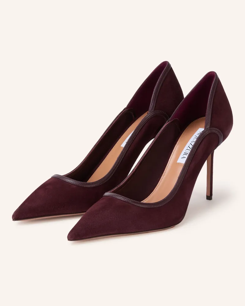 Aquazzura Pumps Plush Pump 85 rot Dunkelrot