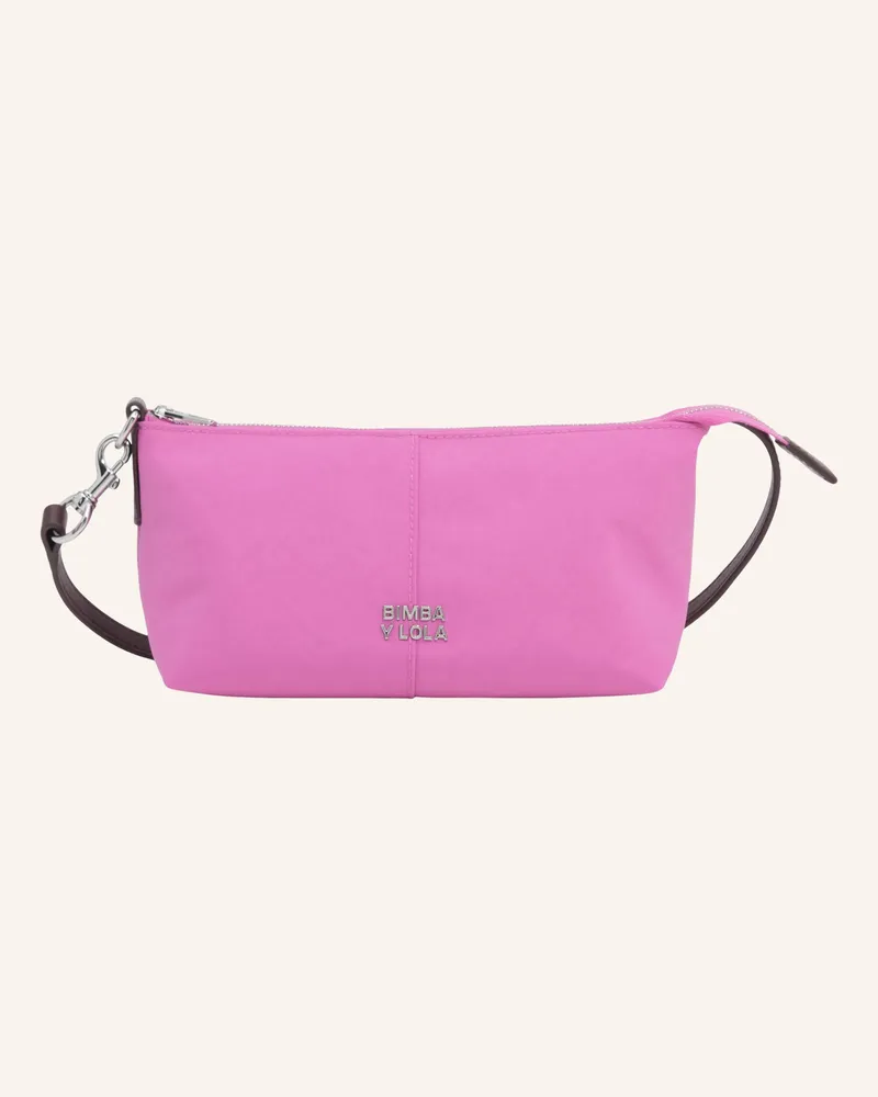 BIMBA Y LOLA Nieten-Nylon-Umhängetasche pink Rosa