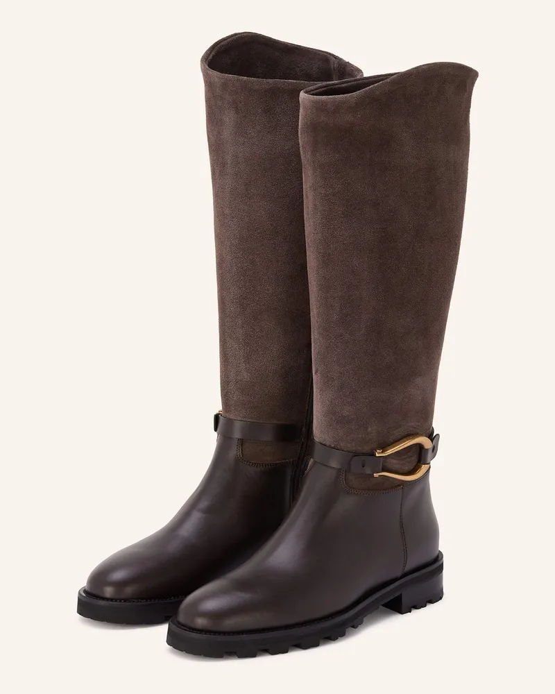 FESTA Milano Stiefel Nia braun Dunkelbraun
