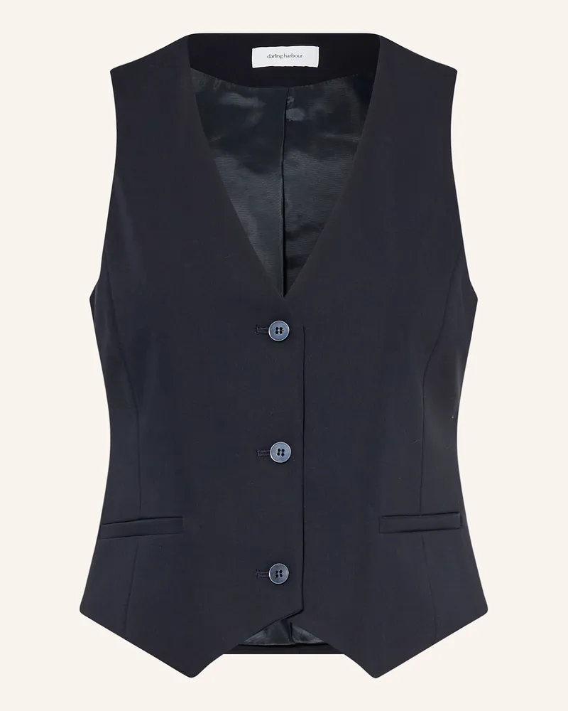 Darling Harbour Blazerweste blau Dunkelblau
