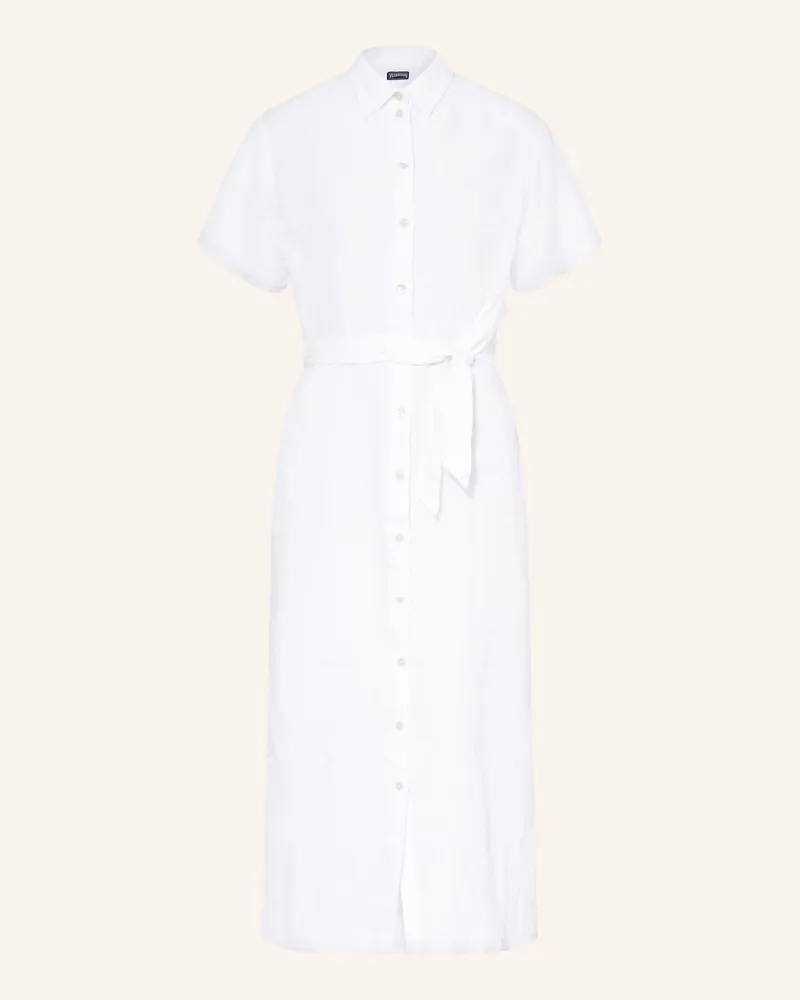 Vilebrequin Hemdblusenkleid weiss Weiss