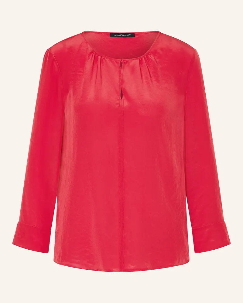 Luisa Cerano Blusenshirt Mit 3/4-Arm rot Rot
