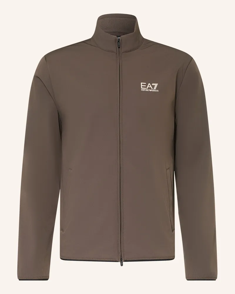 EA7 Funktionsjacke braun Braun
