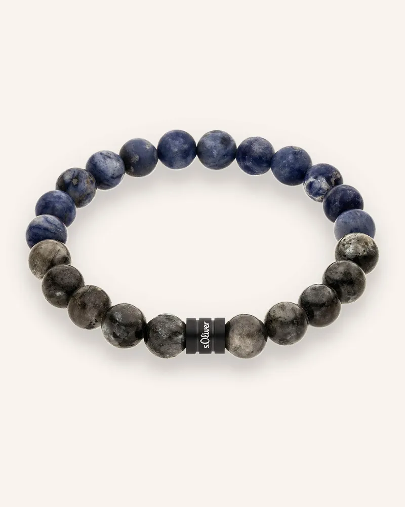 S.Oliver Armband  Aus  Textil blau Blau