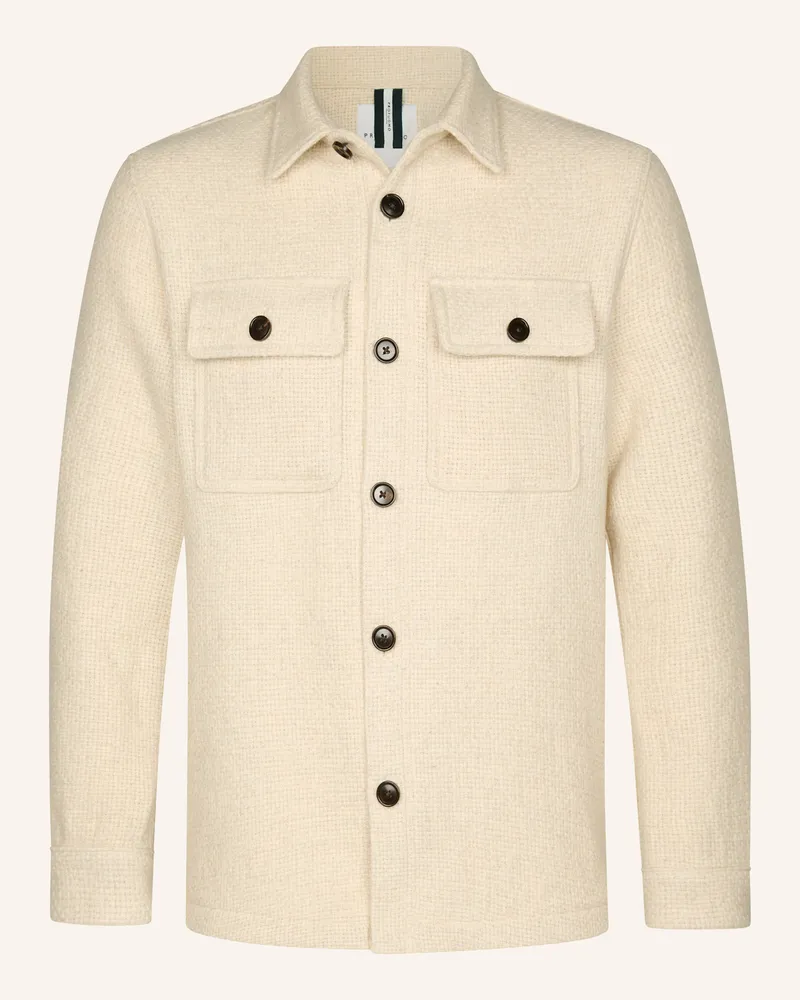 Profuomo Herren Overshirt beige Hellbraun