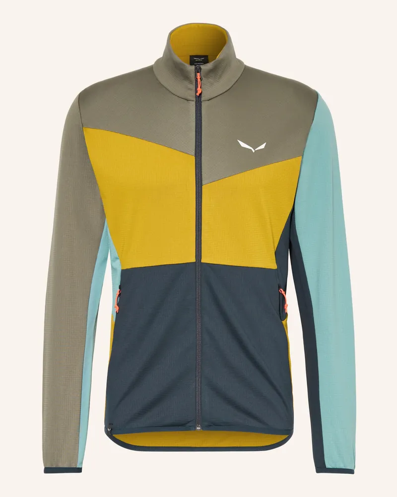 Salewa Midlayer-Jacke Puez Cammino gruen Petrol