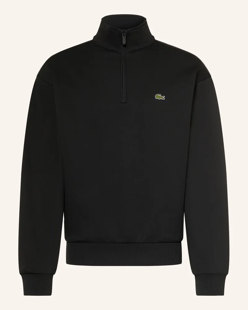 Lacoste Sweat-Troyer schwarz Schwarz