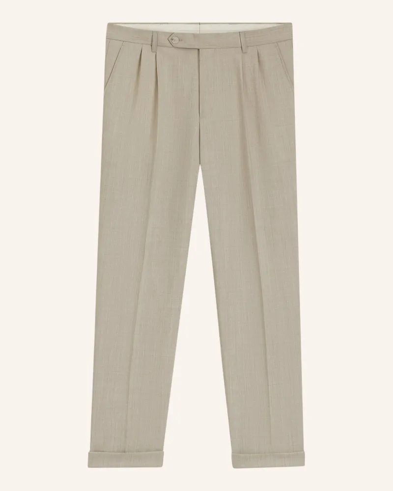 HUGO BOSS Business Hose C-PERIN-DPL-TU-253 Tapered Fit Weiss