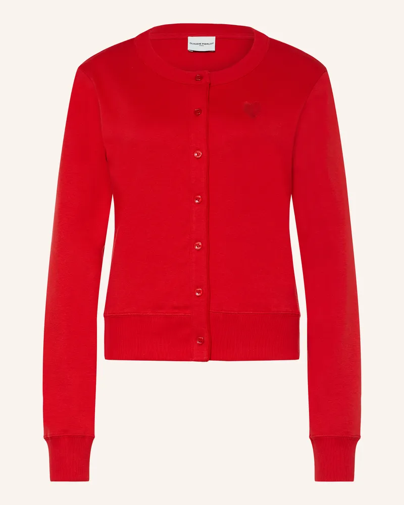 Claudie Pierlot Sweatjacke rot Rot