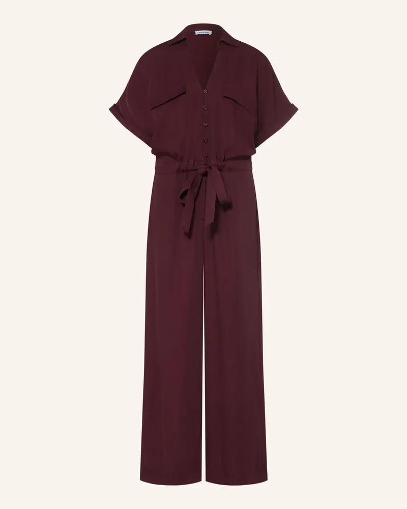 More & More Jumpsuit rot Dunkelrot