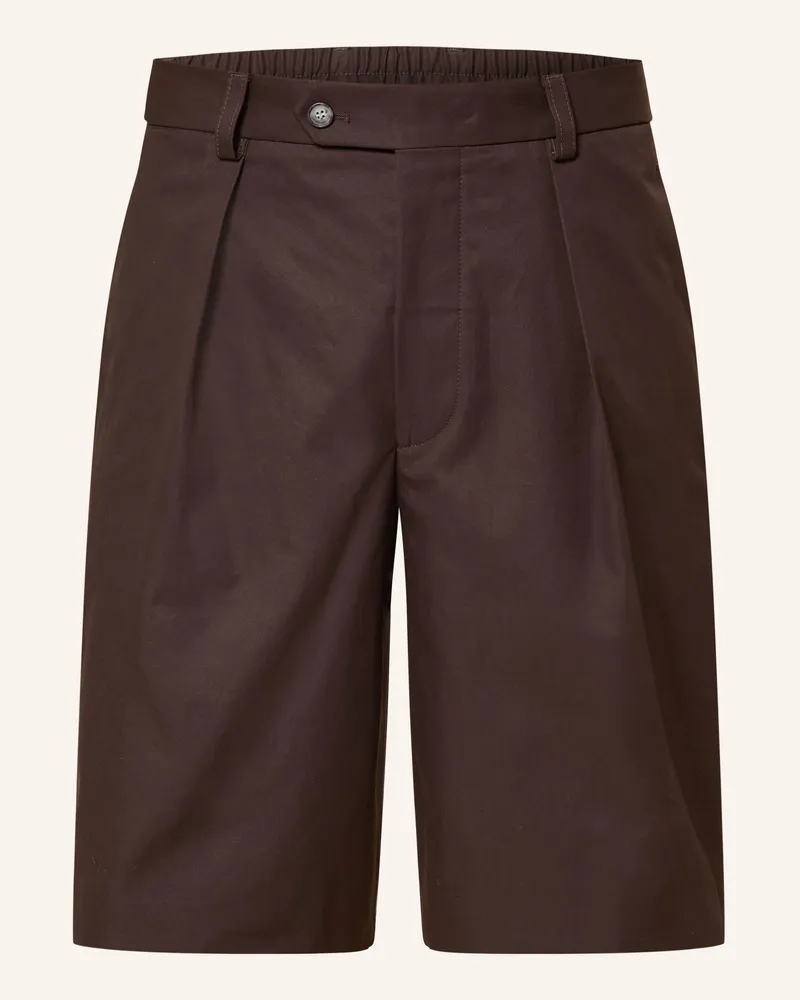 HUGO BOSS Shorts braun Dunkelbraun