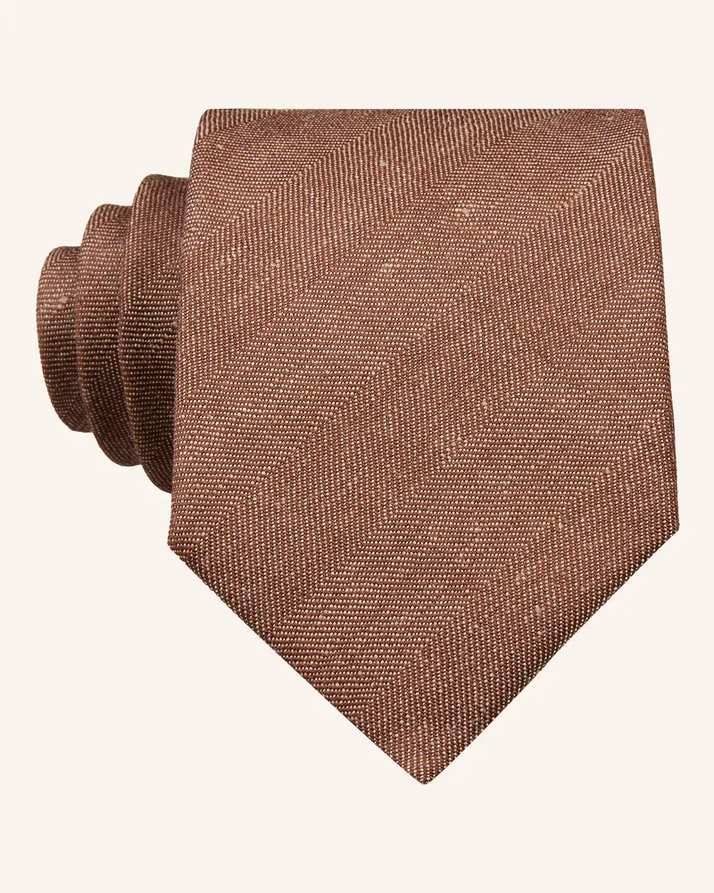 Baldessarini Krawatte braun Braun