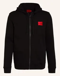 HUGO BOSS Sweatjacke DAPLE Schwarz