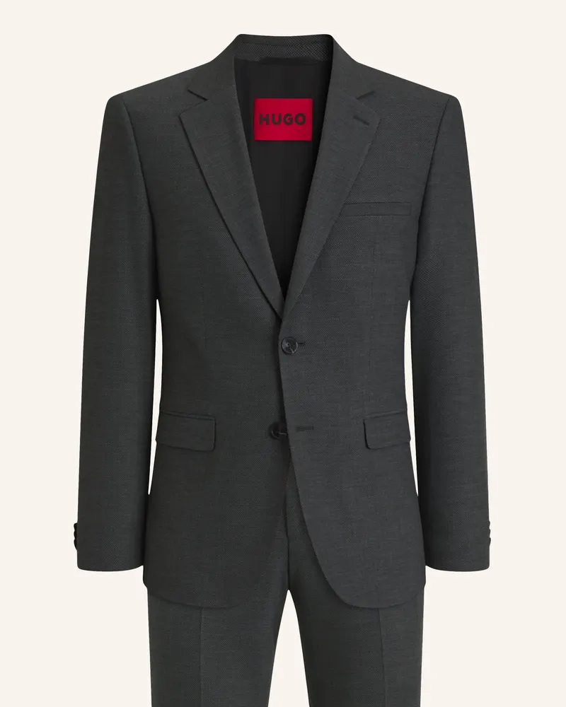 HUGO BOSS Anzug Arti-hesten253x Extra-Slim Fit grau Grau