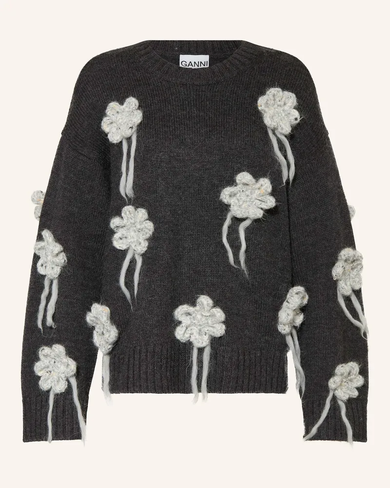 Ganni Pullover Dunkelgrau