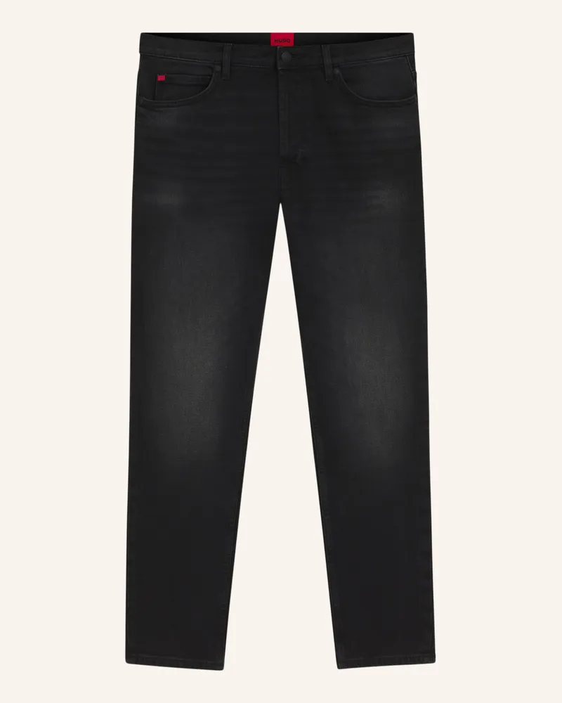 HUGO BOSS Jeans HUGO 634 Tapered Fit Schwarz