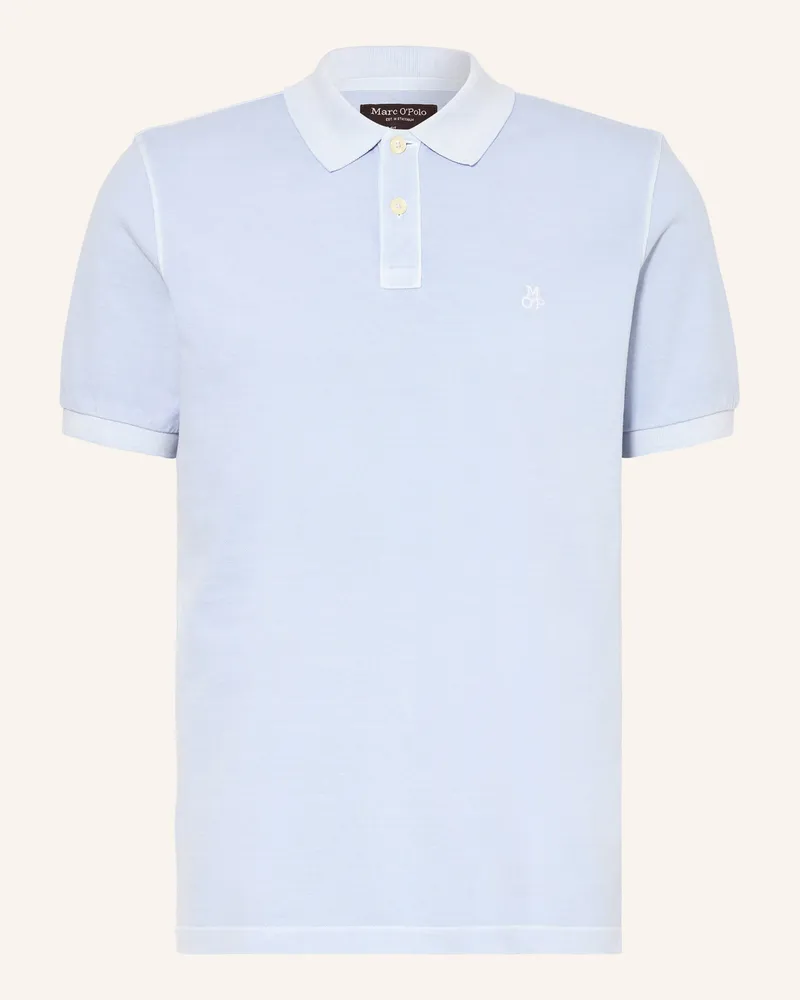 Marc O'Polo Piqué-Poloshirt blau Hellblau