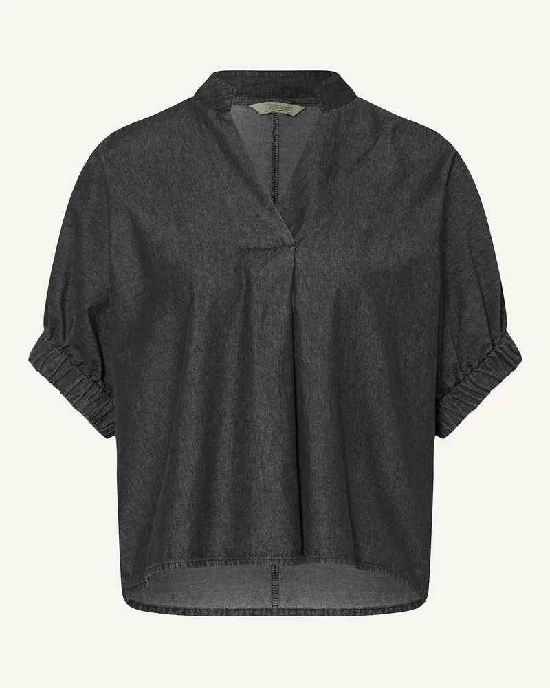 Herrlicher Jeansbluse JULIANNA Dunkelgrau