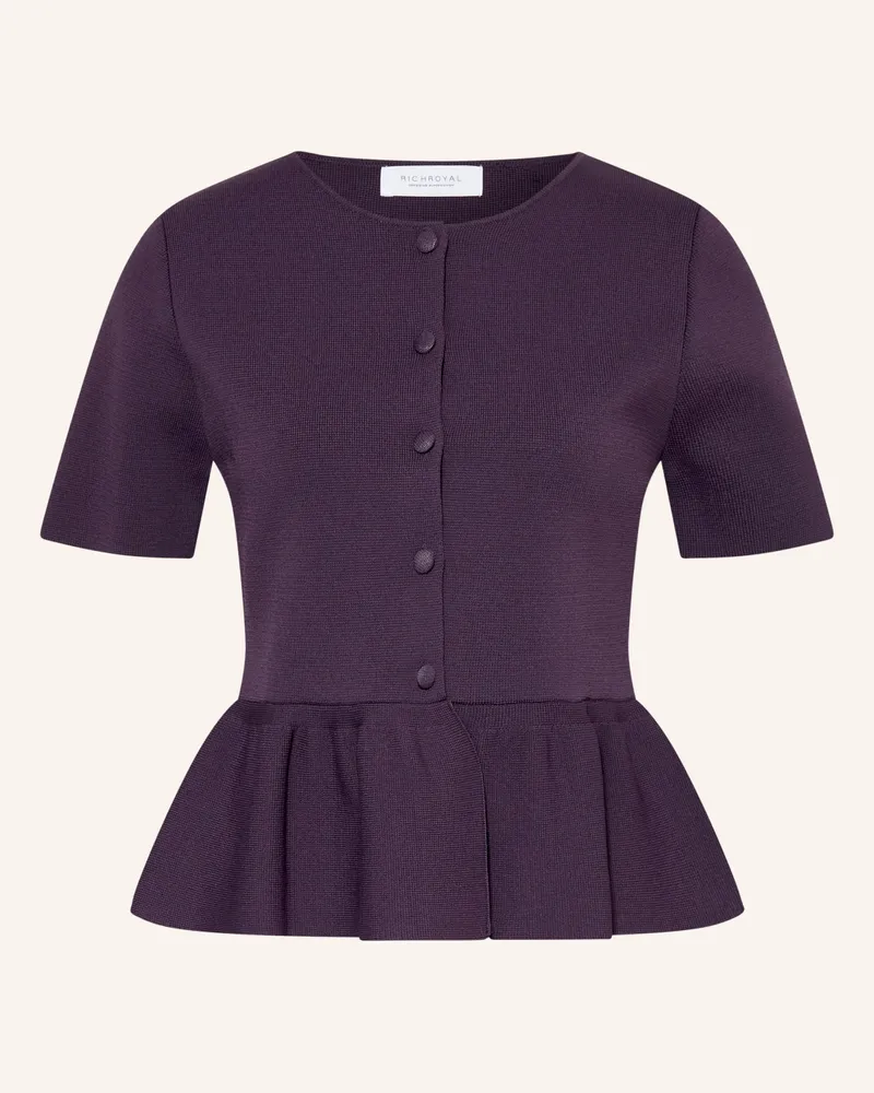 Rich&Royal Strickjacke lila Dunkellila