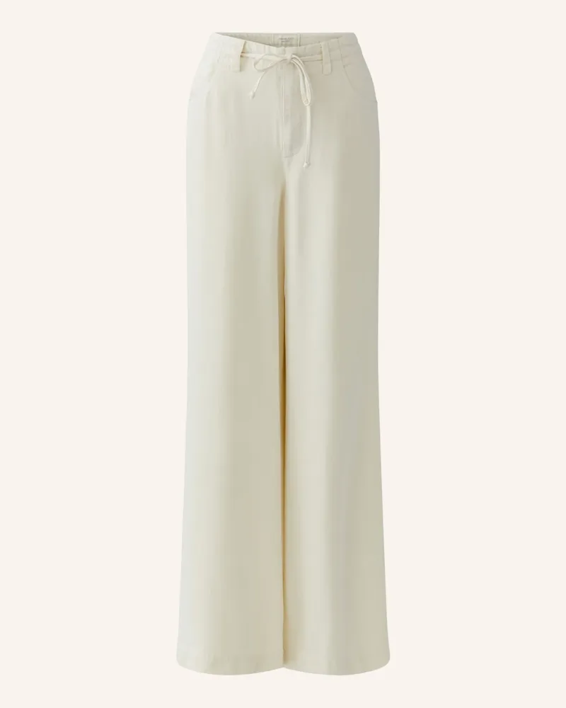 Oui  Hose beige Beige