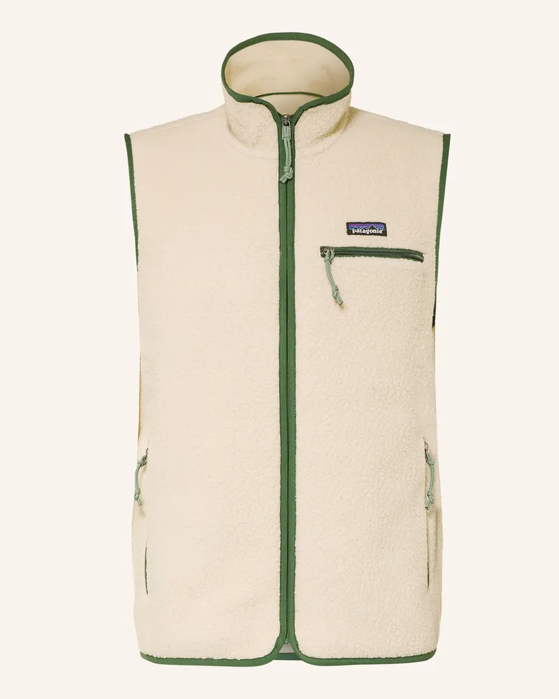 Patagonia Fleeceweste Retro Pile weiss Weiss