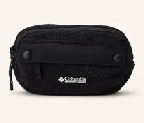 Gürteltasche Mit Teddyfell schwarz
