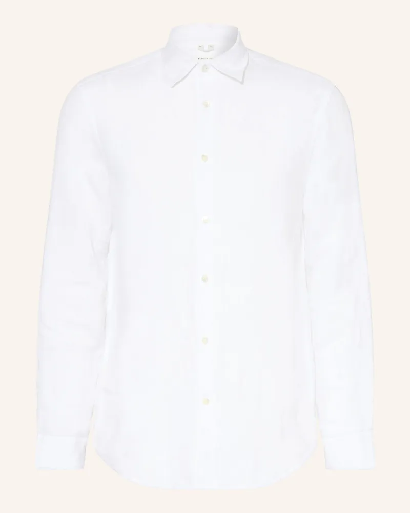 Arket Leinenhemd Regular Fit weiss Weiss
