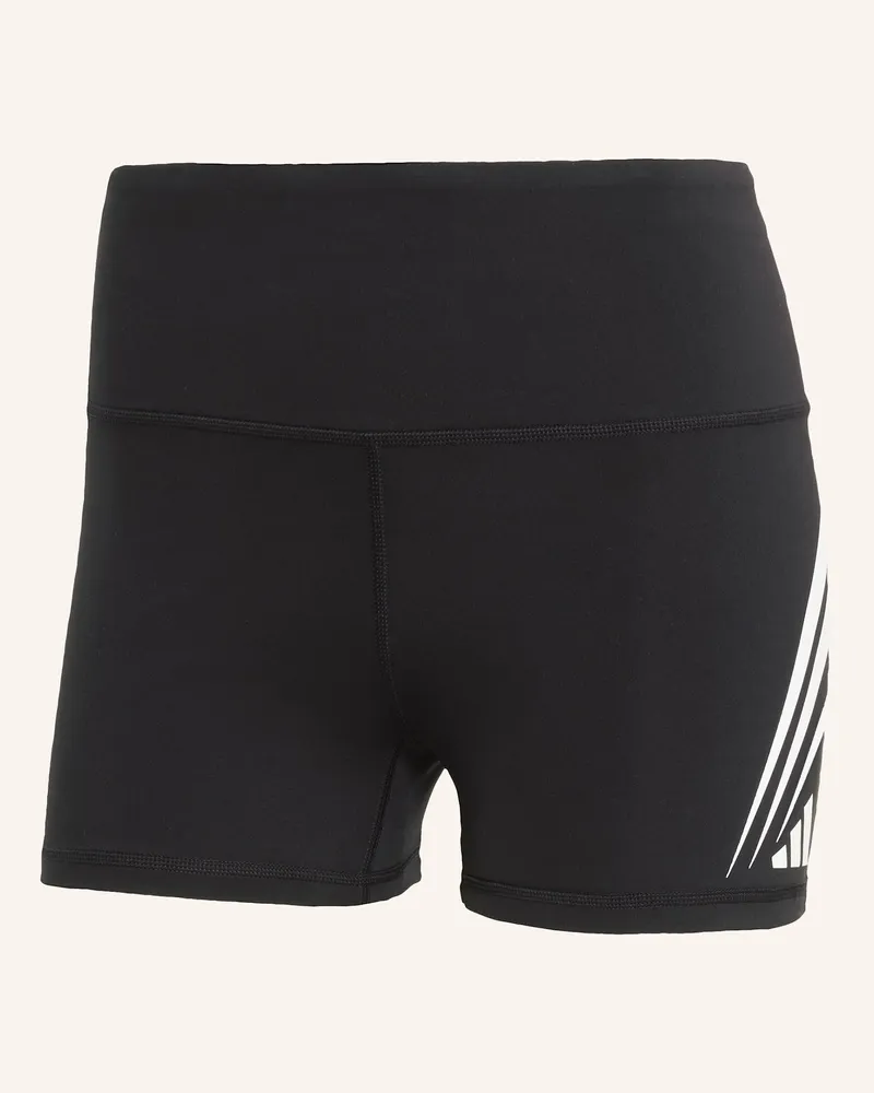 adidas ADIZERO ARCHIVE RUNNING KURZE LAUFLEGGINGS Schwarz