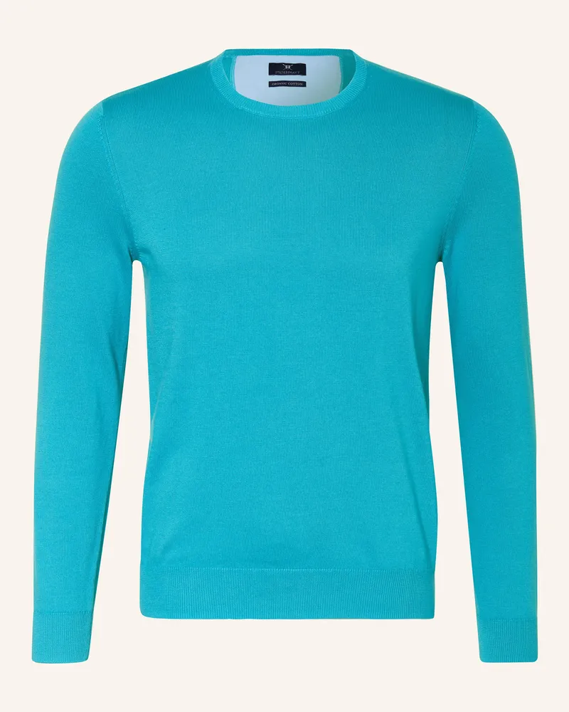 Strokesman's Pullover blau Türkis