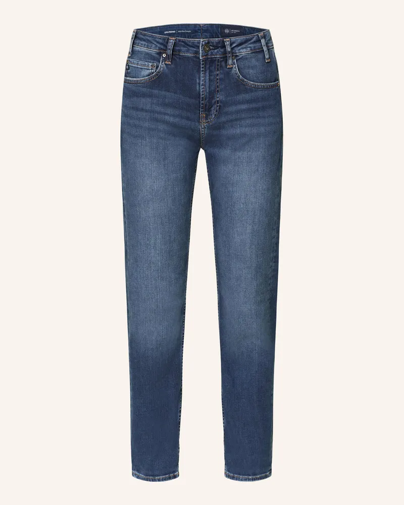 Adriano Goldschmied Straight Jeans Girlfriend blau Liby