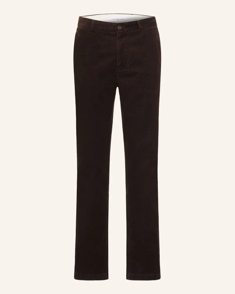 Tommy Hilfiger Cordchino Denton Slim Straight Fit braun Dunkelbraun