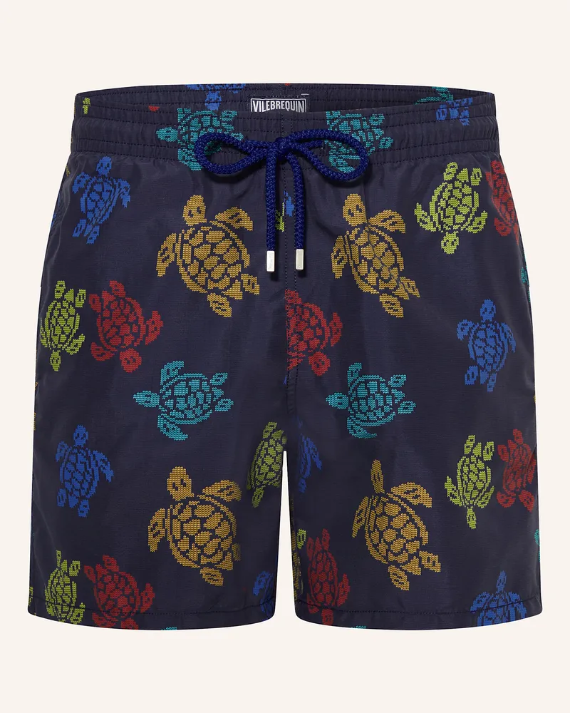 Vilebrequin Badeshorts Moorea blau Dunkelblau