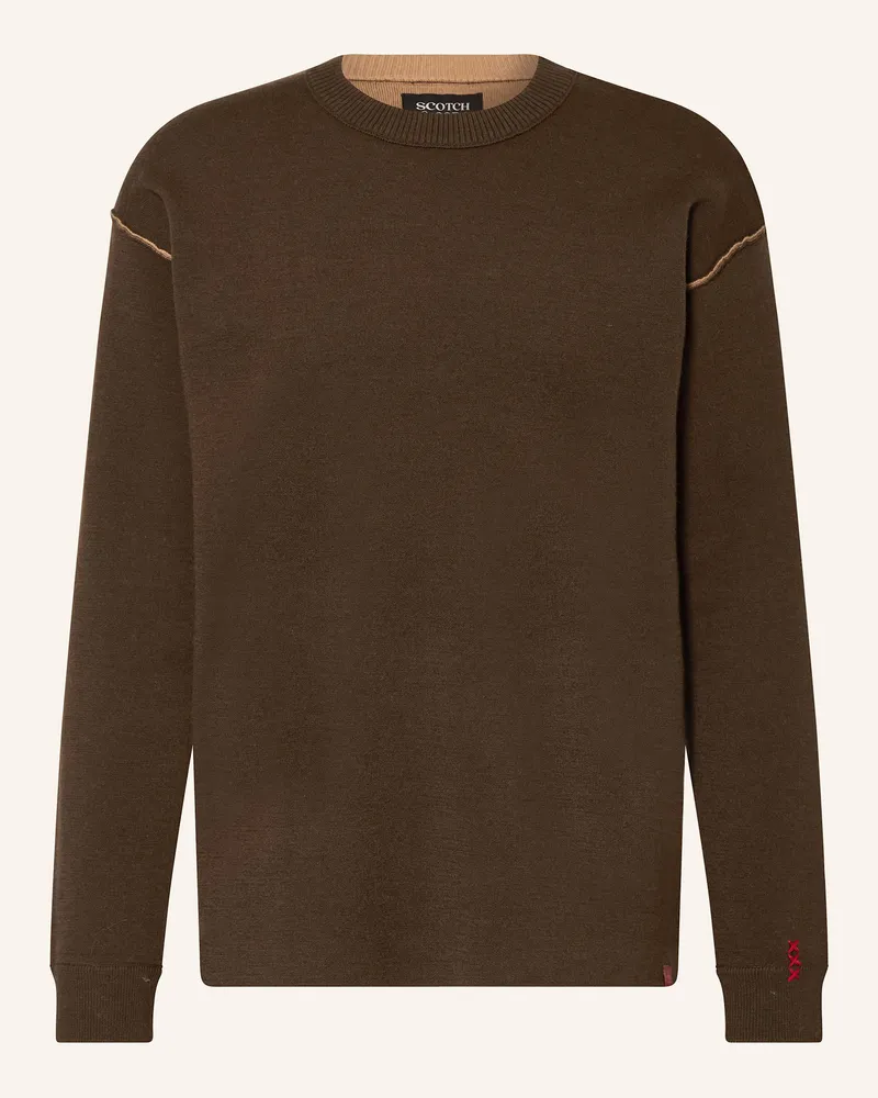 Scotch&Soda Pullover Dunkelbraun