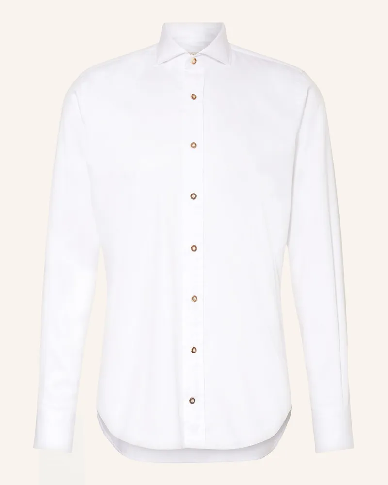 DU4 Trachtenhemd Xaver Regular Fit weiss Weiss
