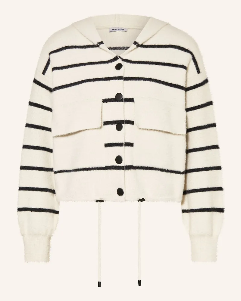 More & More Strickjacke weiss Ecru